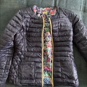 Lilly Pulitzer reversible puffer jacket